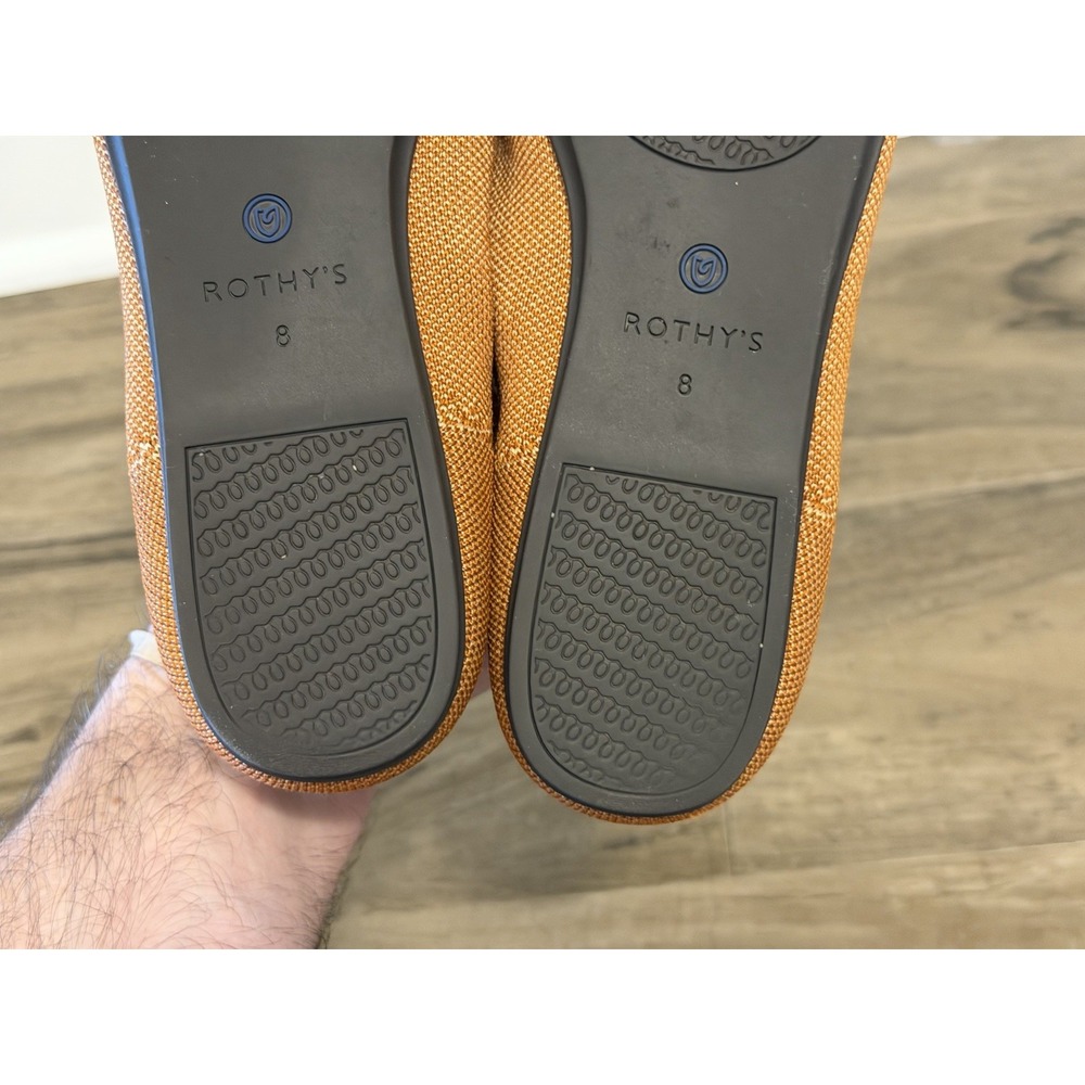 Rothy's The Flat in Fawn Round Toe Women's Slip On Ballet Flats Size 8 - Picture 7 of 12